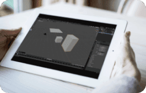 Blender on tablet