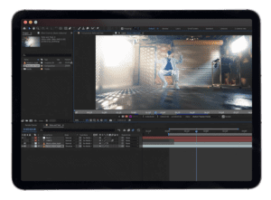 After Effects on tablet