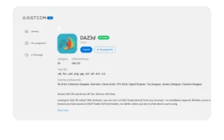 DAZ3d in Aristeem