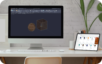 AutoCAD for Mac interface opened in a cloud browser workspace