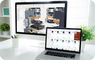 Autodesk Inventor running on Mac using cloud computer.