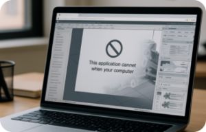 Engineer running Autodesk Inventor on a Mac through a browser workspace