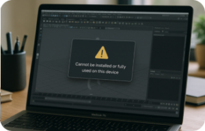 3D artist using Maya on Mac via a browser.