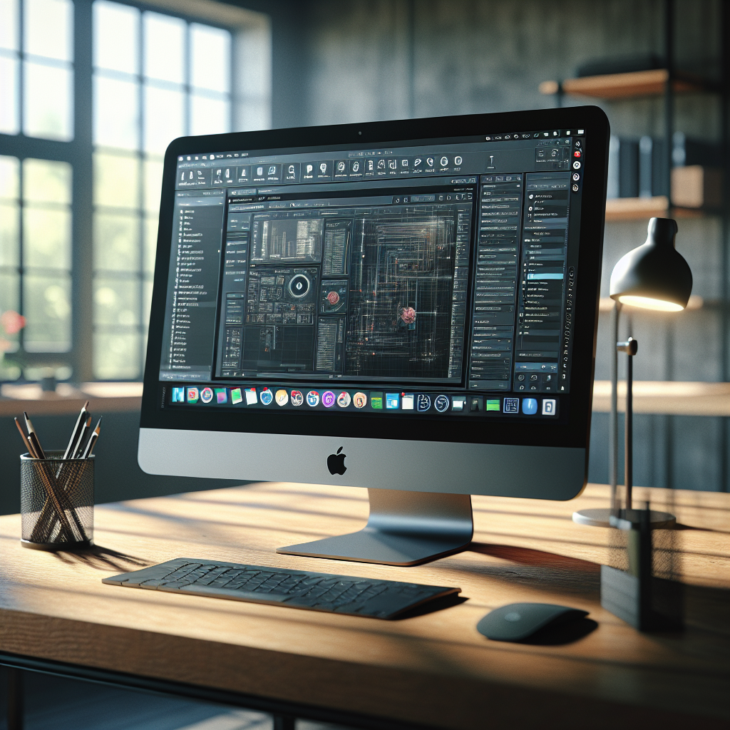 Autodesk Inventor for mac: why your Mac still can’t run it natively - realistic Mac workspace with professional desktop software