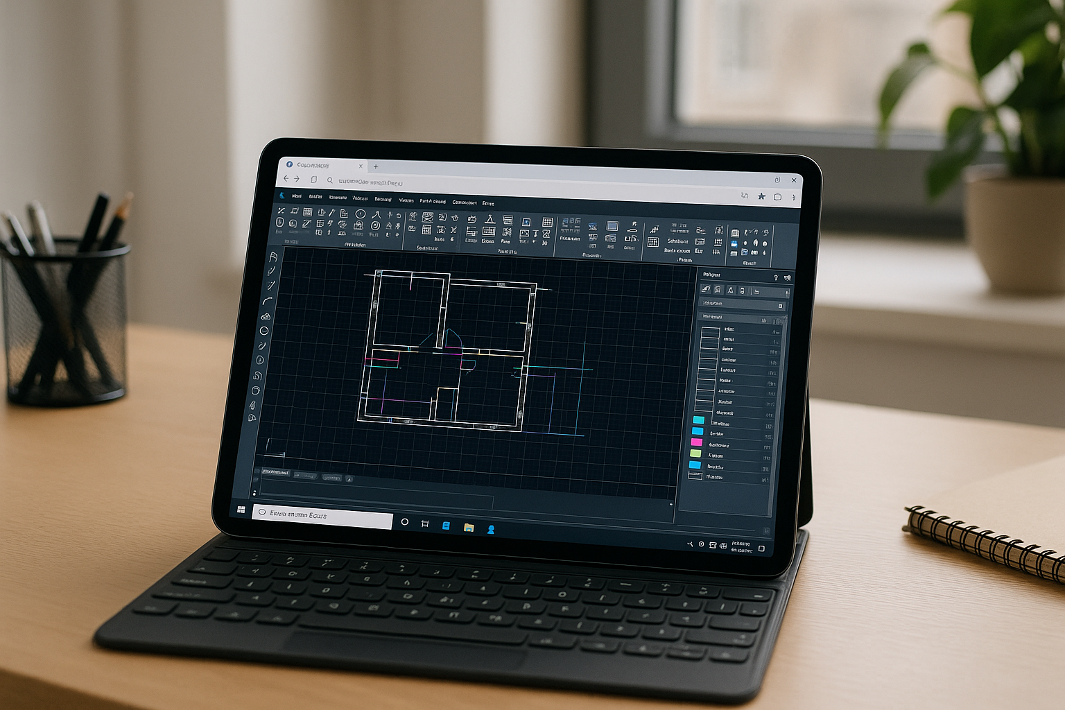Why an AutoCAD cloud PC is often the best route - realistic device from the article topic with AutoCAD