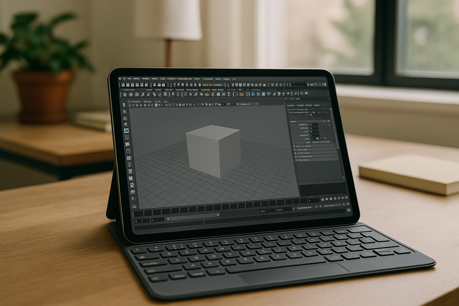 The best way to use the Maya 3D program reliably - realistic device from the article topic with Maya
