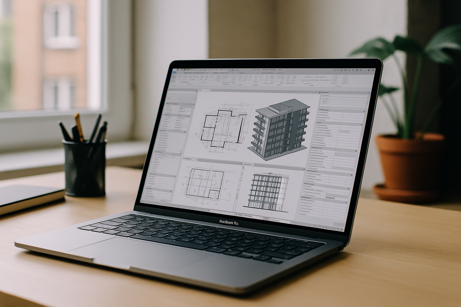 Can Revit Work on Mac? The Real-World Roadblocks - realistic Mac workspace with Revit
