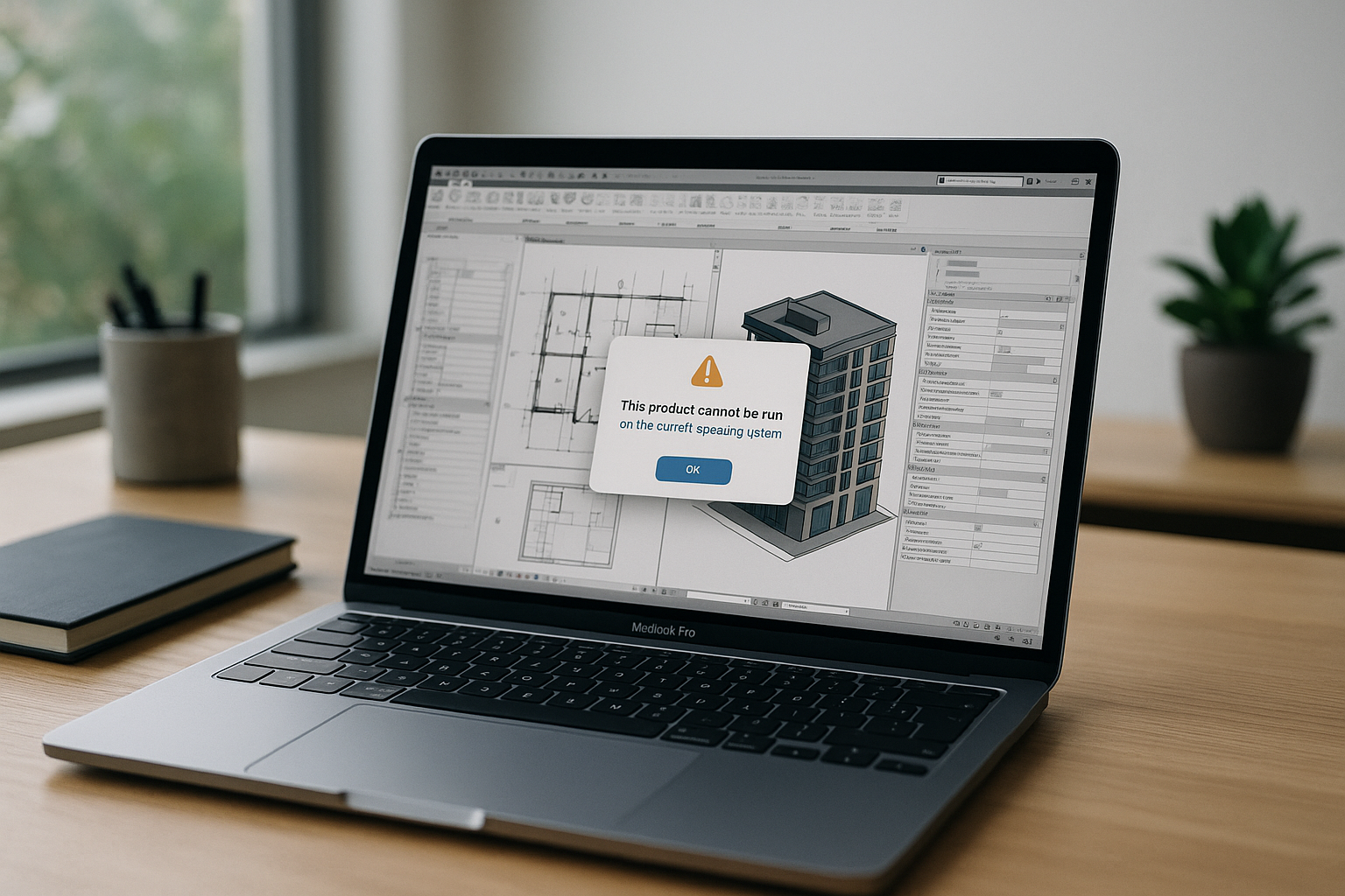 Revit on macOS Without Compromise: Local Windows vs Cloud PC - realistic Mac workspace with Revit