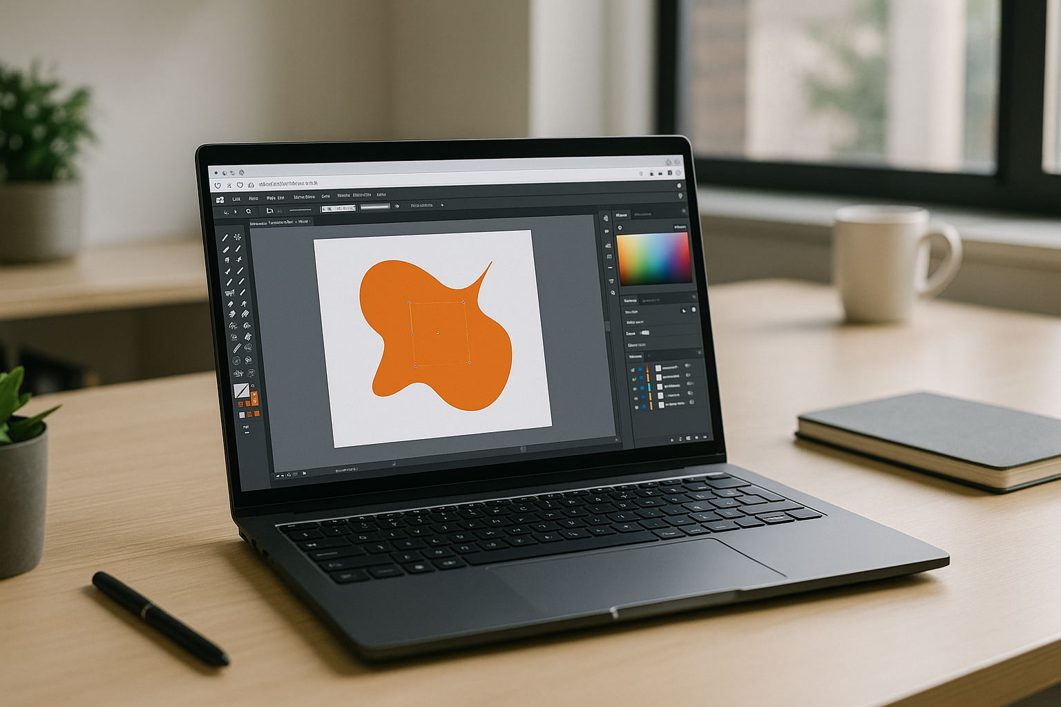 Best Way to Run Adobe Illustrator on Linux: Browser-Based Cloud PC - laptop running professional desktop software