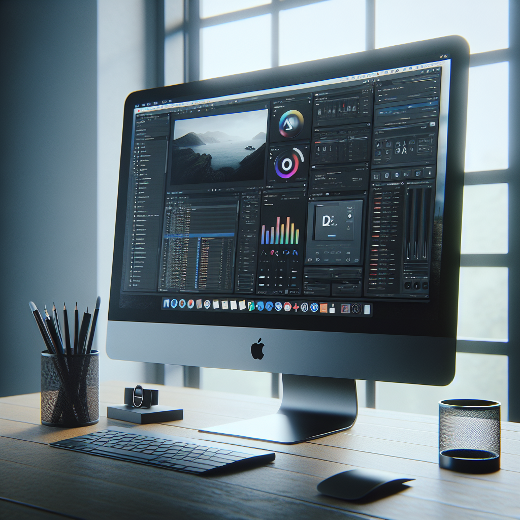 Run Maya on Mac without installation: the most reliable approach - realistic Mac workspace with professional desktop software