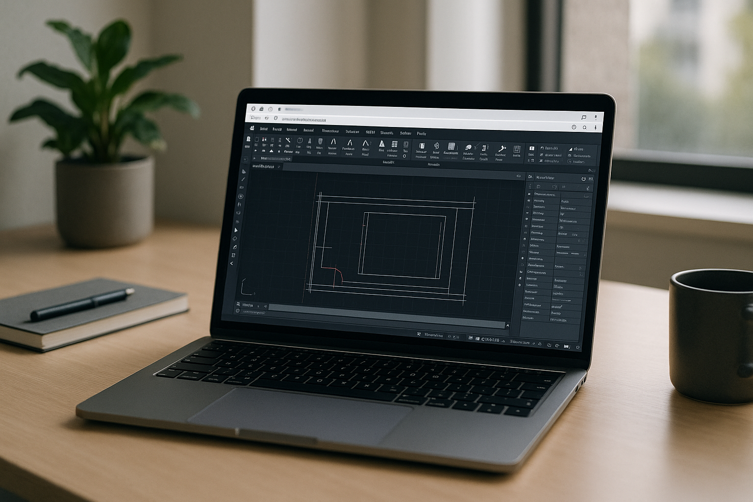 How Aristeem Delivers AutoCAD on Linux Without Compromise - laptop running professional desktop software