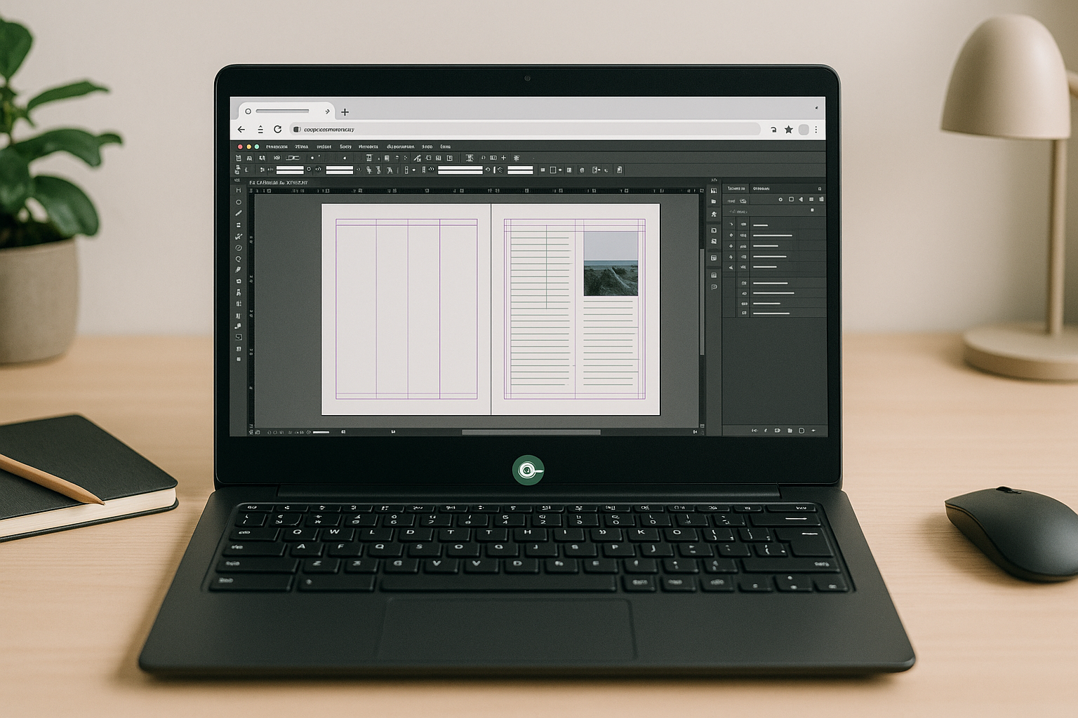 InDesign Linux alternative running the real desktop app in a browser