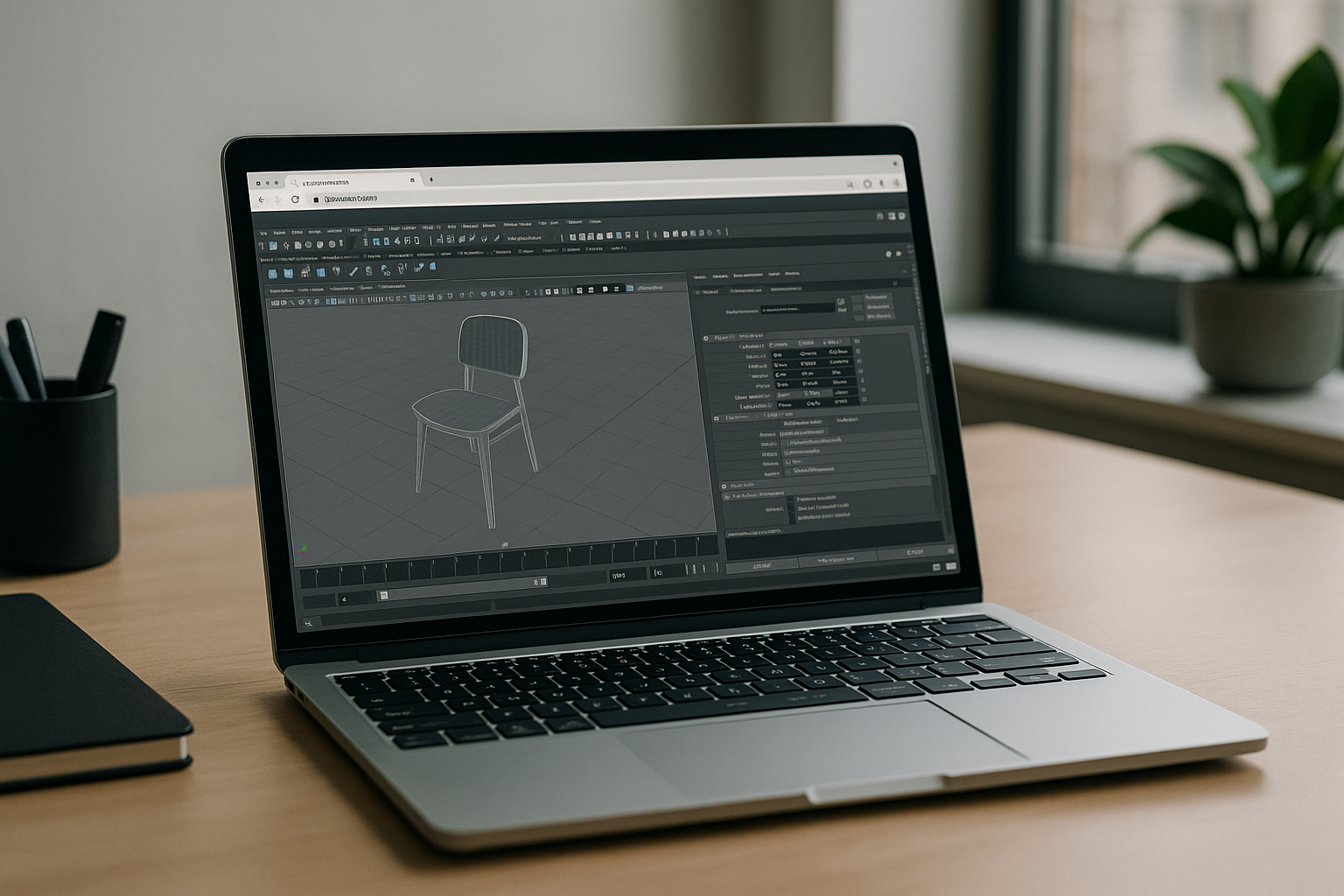 The Best Way to Run Autodesk Maya on Linux Without Reinstalls - laptop running professional desktop software