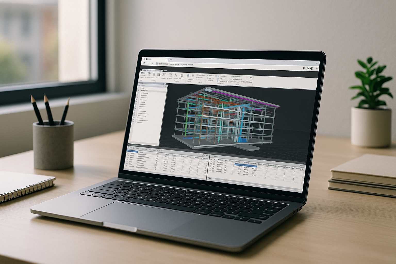 The best way to run Autodesk Navisworks Manage in browser - laptop running professional desktop software