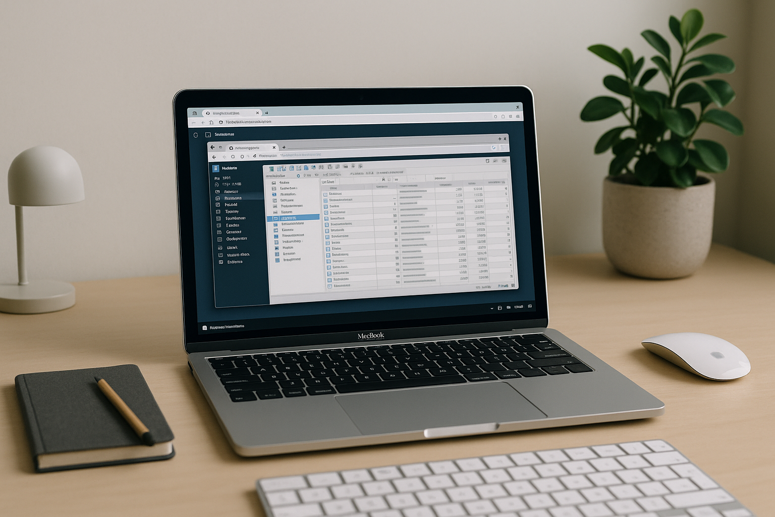 Analyst running PostgreSQL on Mac inside a cloud PC workspace in a browser