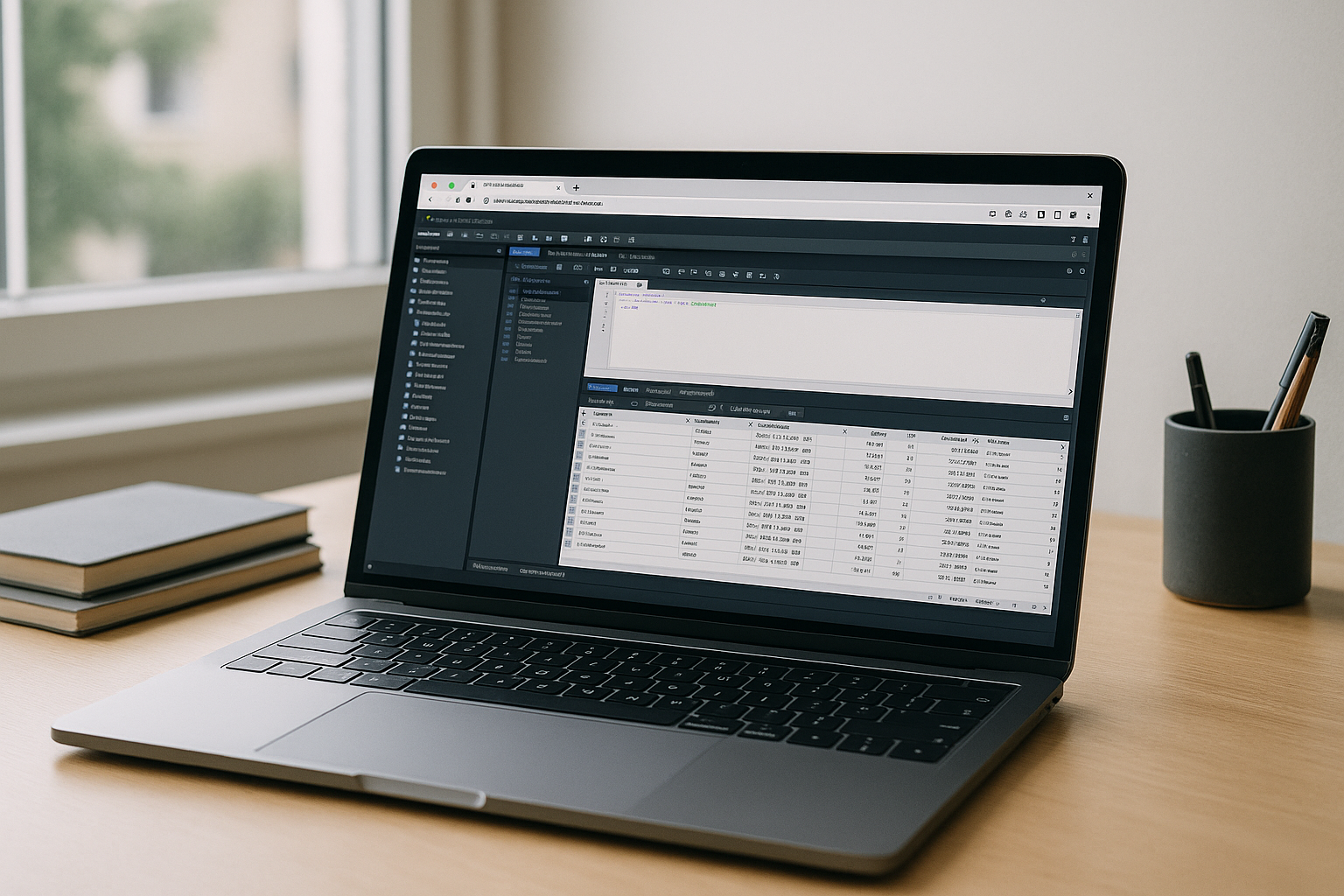 Run PostgreSQL on Mac Instantly in Your Browser with Aristeem - Mac running professional desktop software
