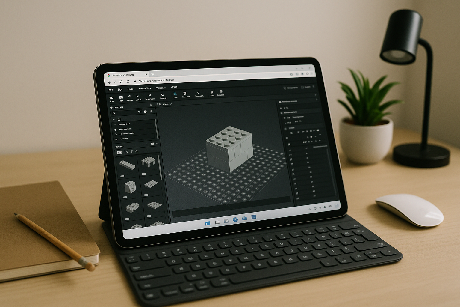 Quick bricklink studio download alternative running in a browser tab