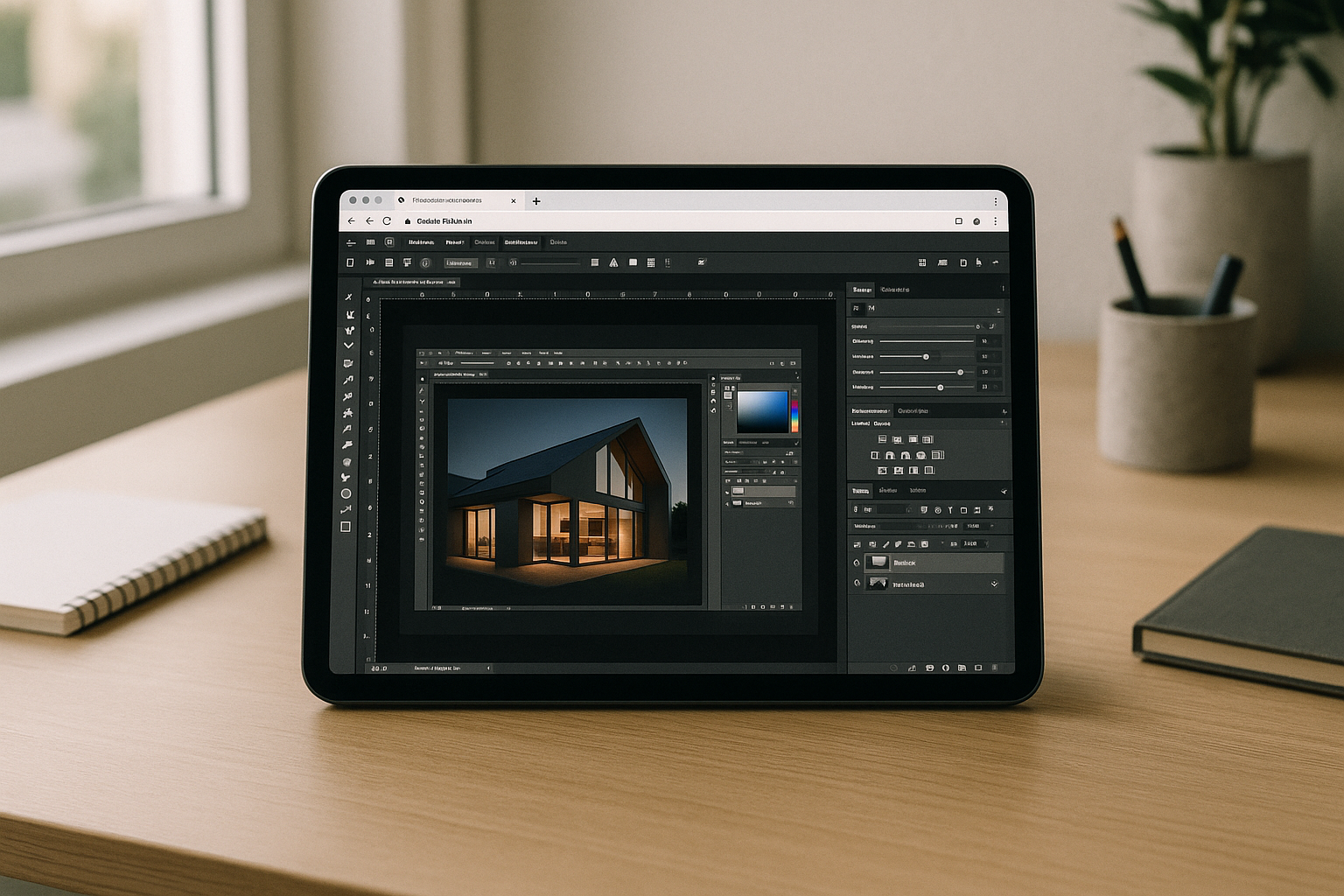 A better iPad VM workflow: desktop software in the browser - iPad running professional desktop software