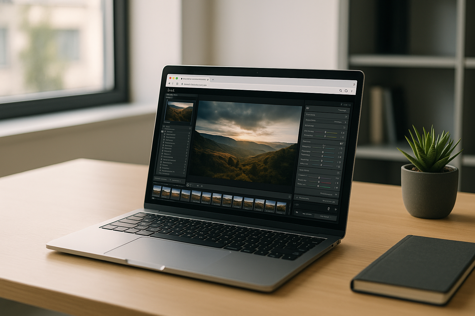 2026 outlook: hardware‑independent editing for Lightroom vs Lightroom Classic - laptop running professional desktop software