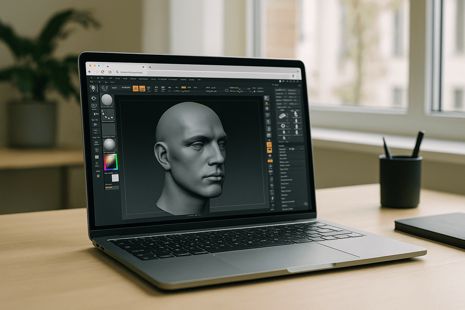 2026 trends: run ZBrush in browser on elastic hardware - laptop running professional desktop software