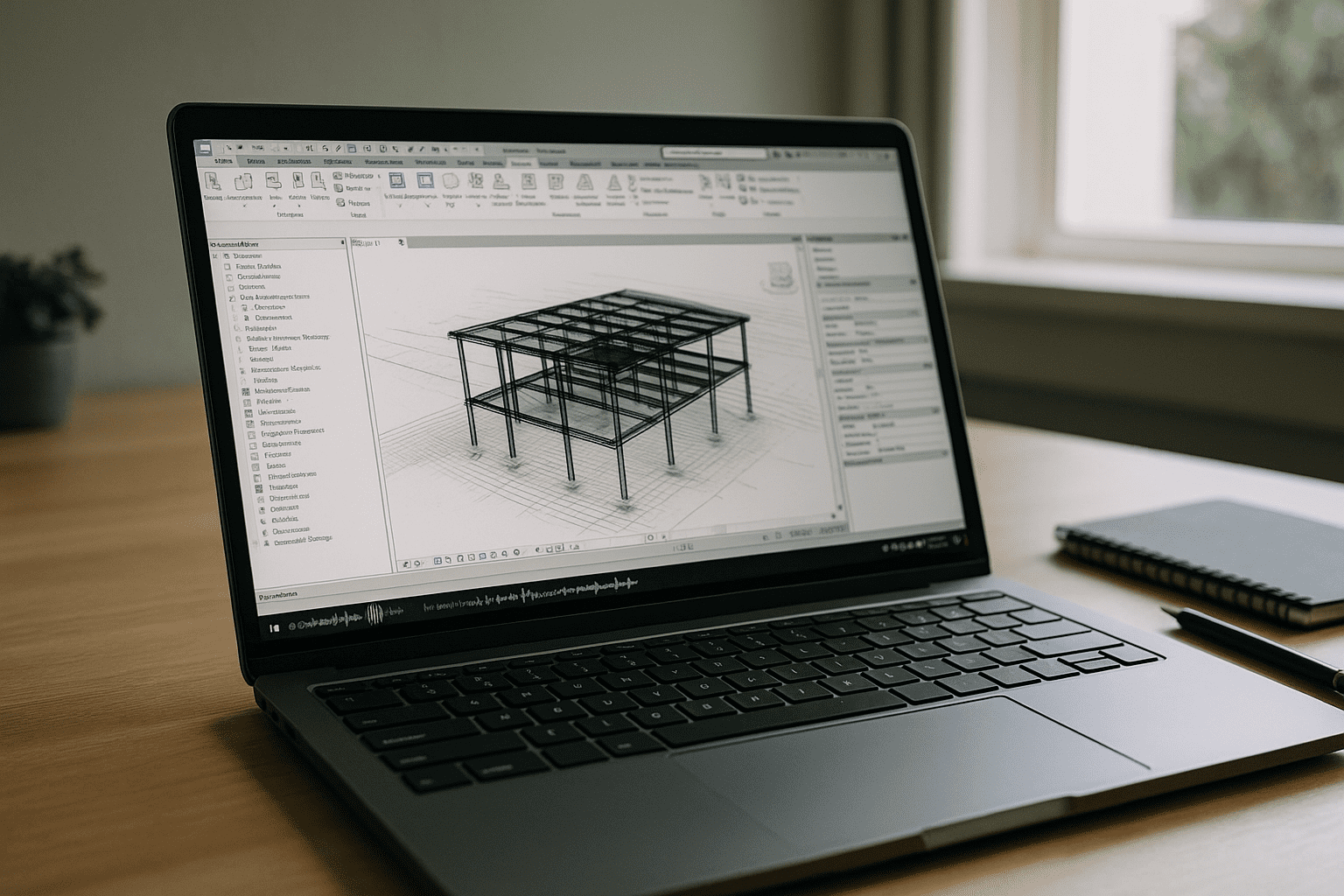 Architect running Program Revit via cloud PC in a browser workspace from a laptop