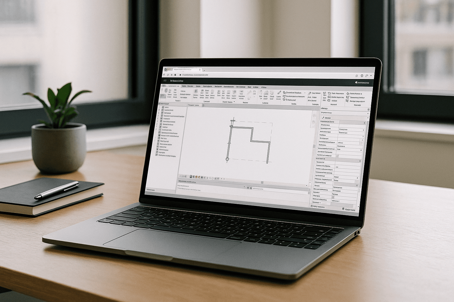 Fastest Way to run Revit without installation - laptop running professional desktop software