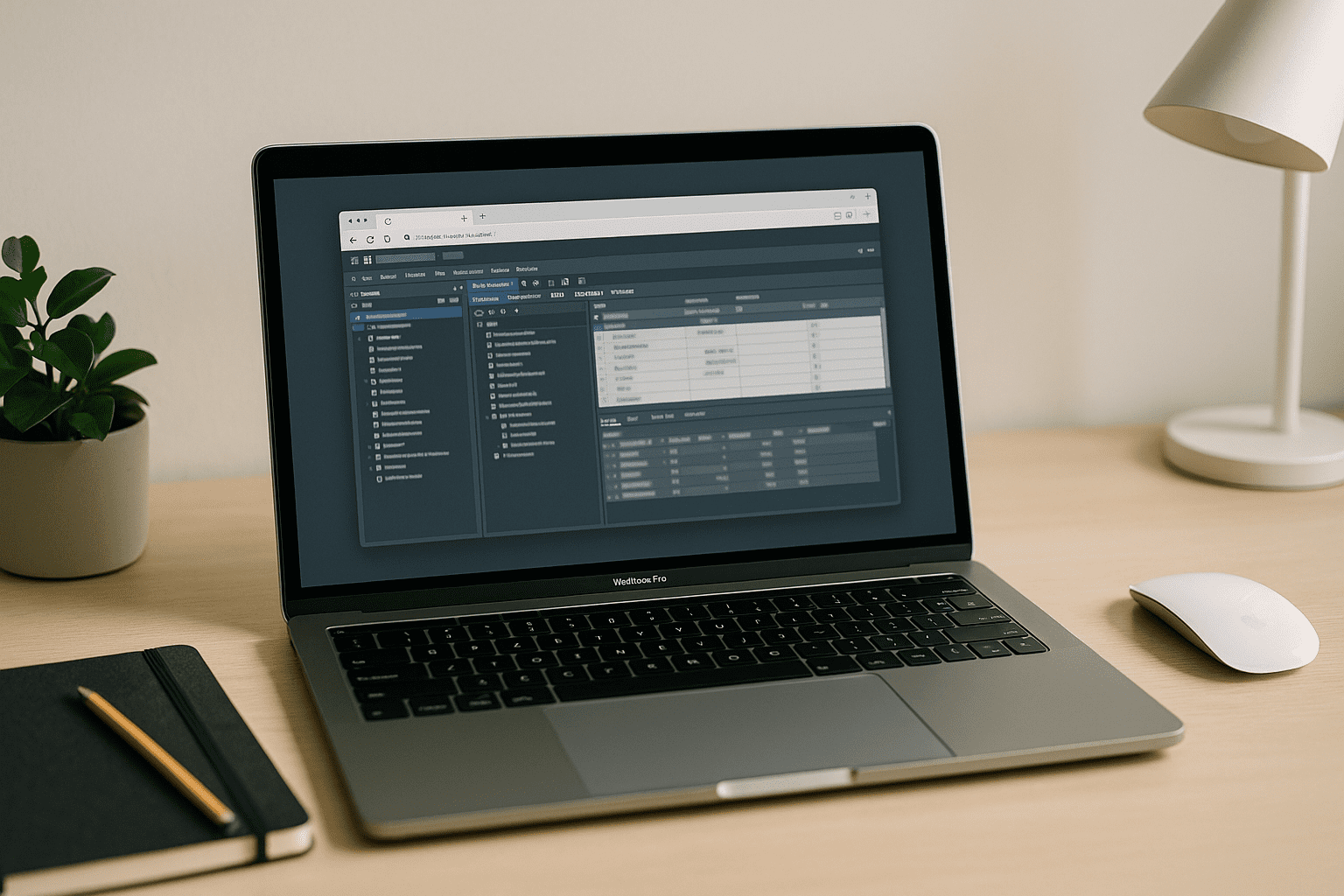 Cloud PostgreSQL dashboard showing remote database access without local installation