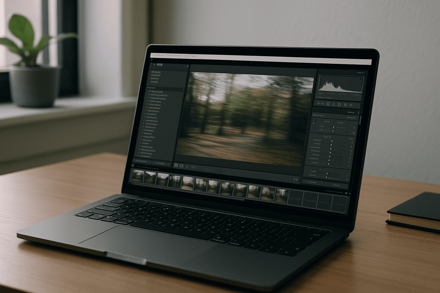 Why a Lightroom Linux Alternative Matters for Pros - laptop running professional desktop software