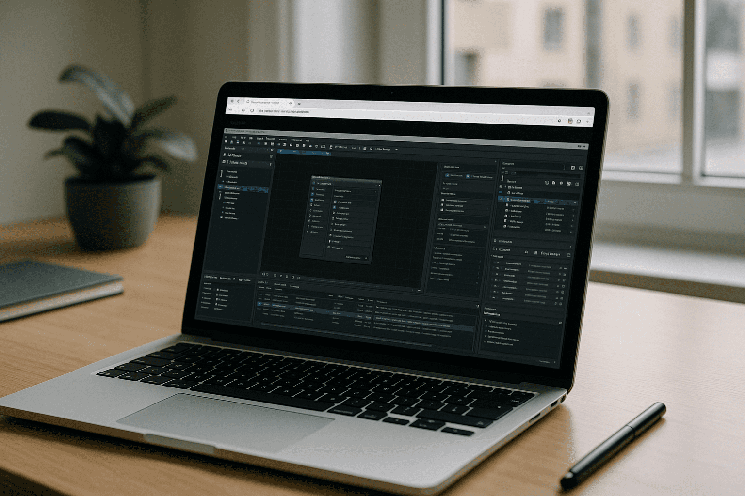 Aristeem: Cloud PC in the Browser, No Setup - laptop running professional desktop software