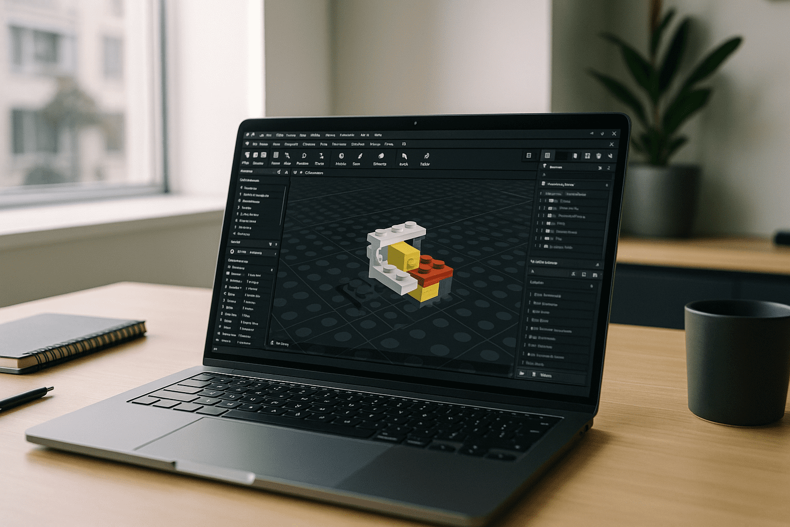 When LEGO Bricklink Studio Online Feels Out of Reach - laptop running professional desktop software