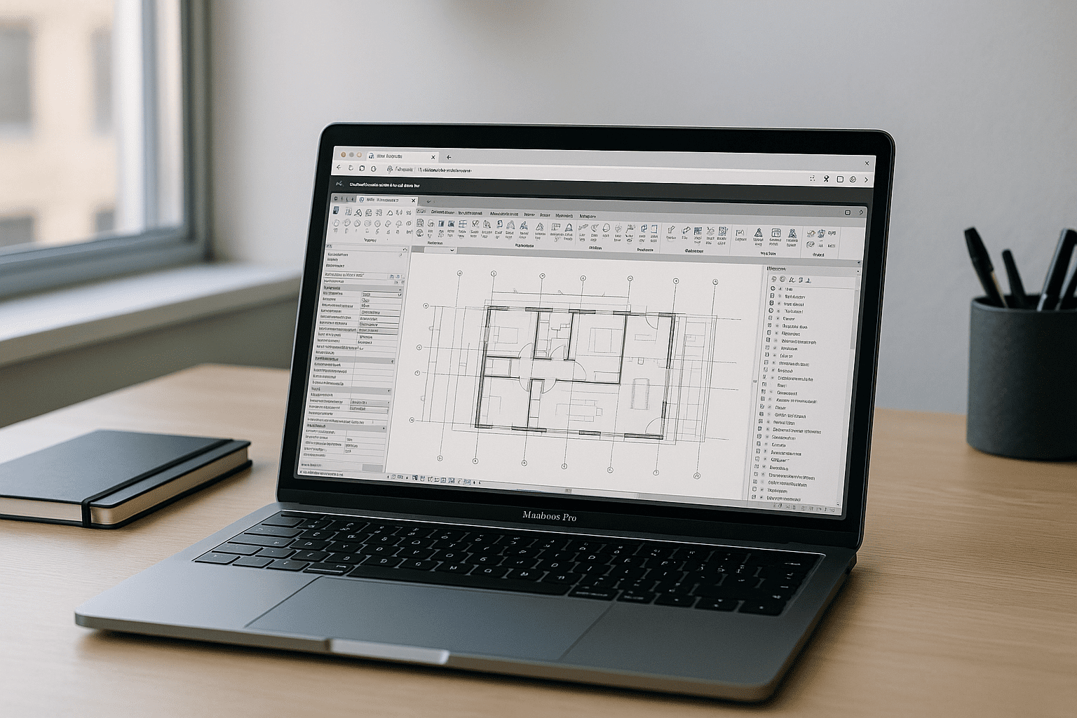 How Aristeem Delivers Revit for MacBook in the Browser - MacBook running professional desktop software