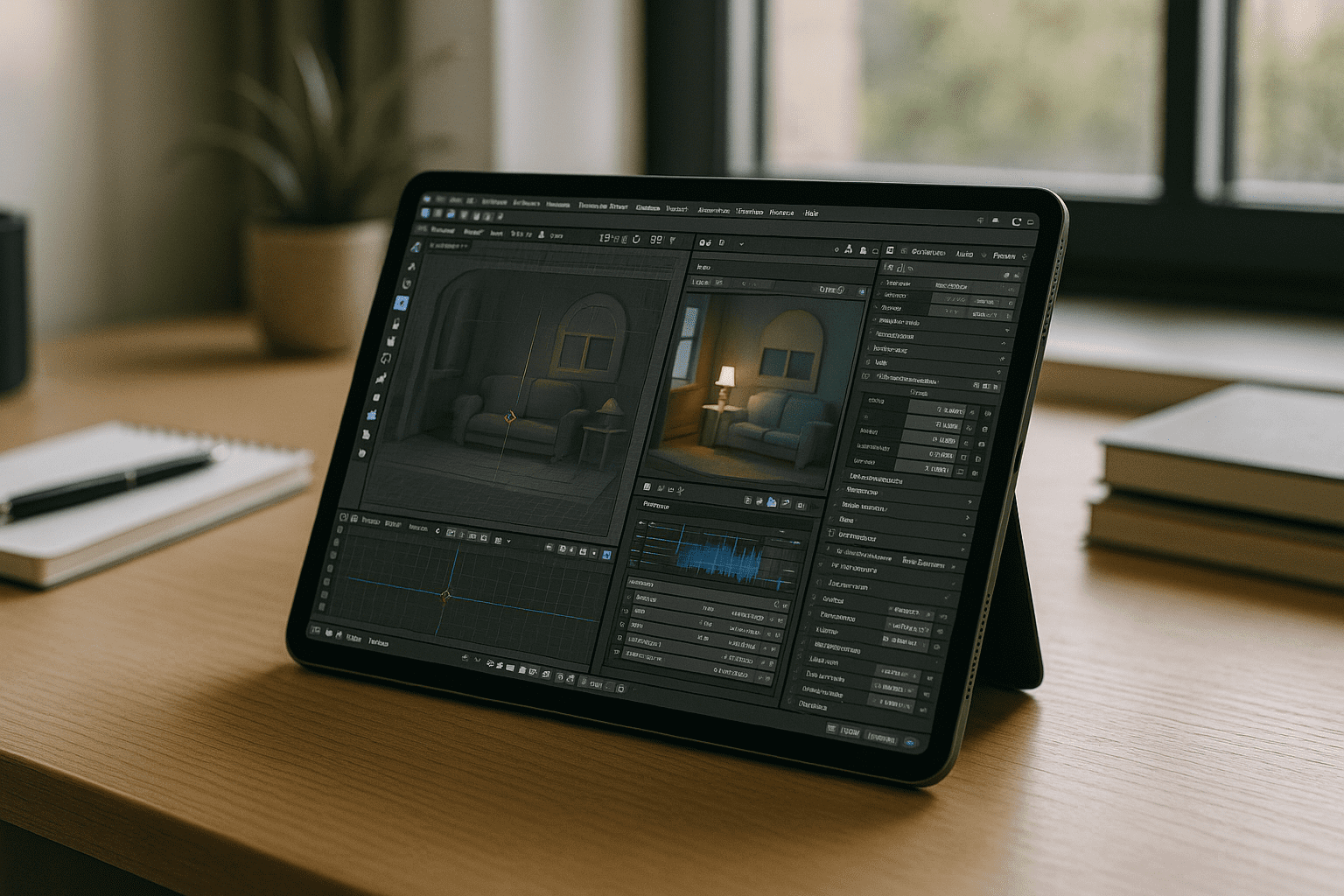 Blender for iPad: production work blocked by no native app - iPad running professional desktop software
