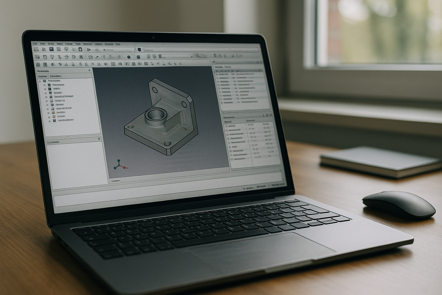 When You Need Software FreeCAD but Can’t Install - laptop running professional desktop software