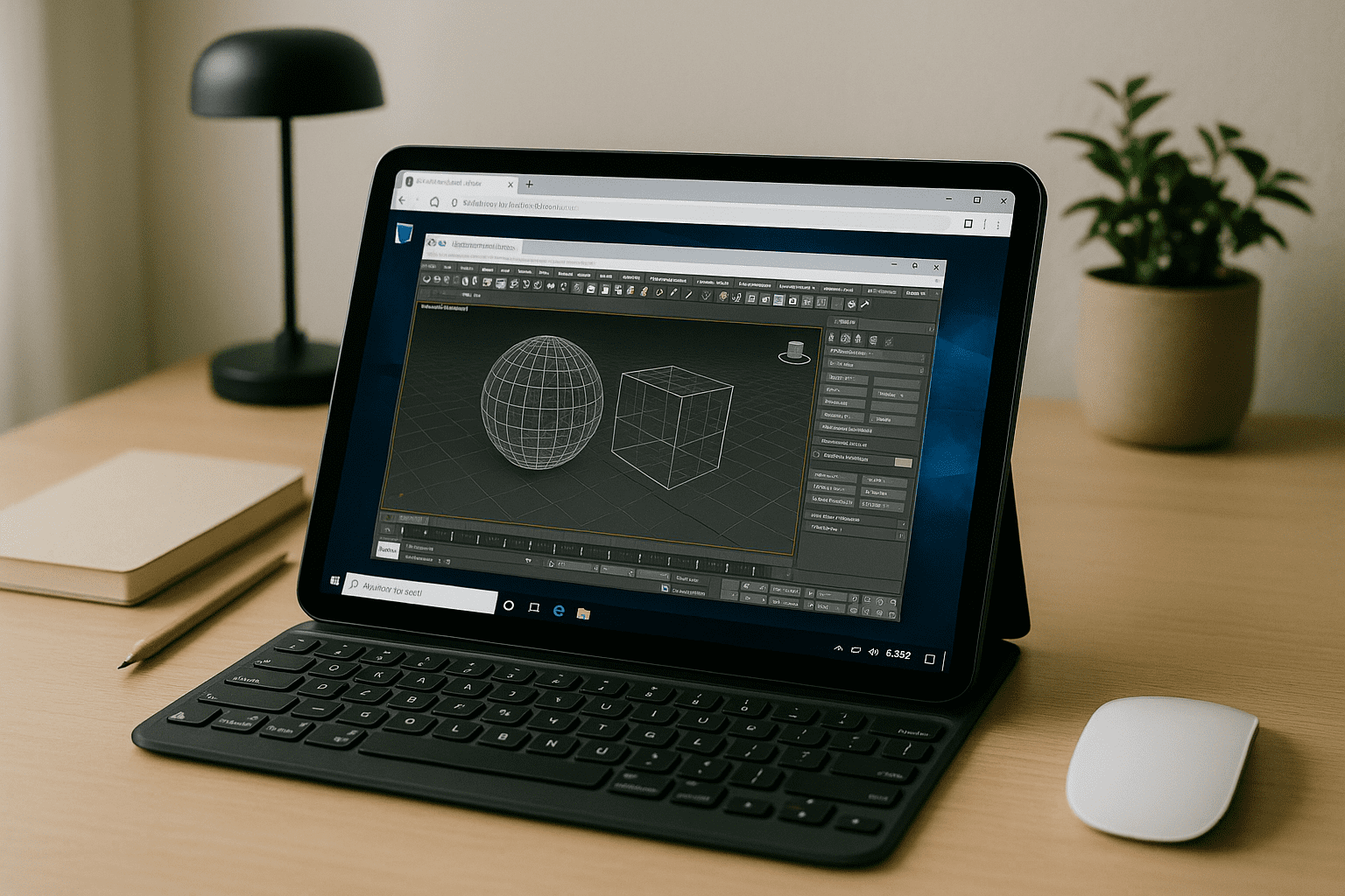 Work with 3ds max autodesk from a browser-based environment