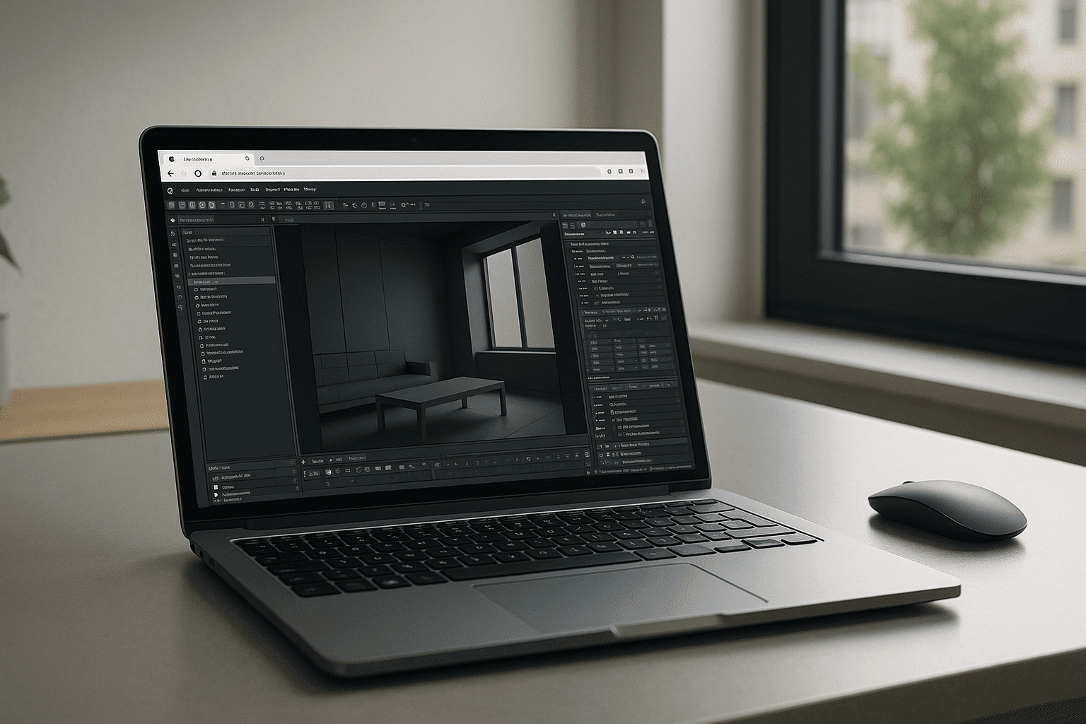 2026 shift: 3ds max in browser and hardware‑independent pipelines - laptop running professional desktop software