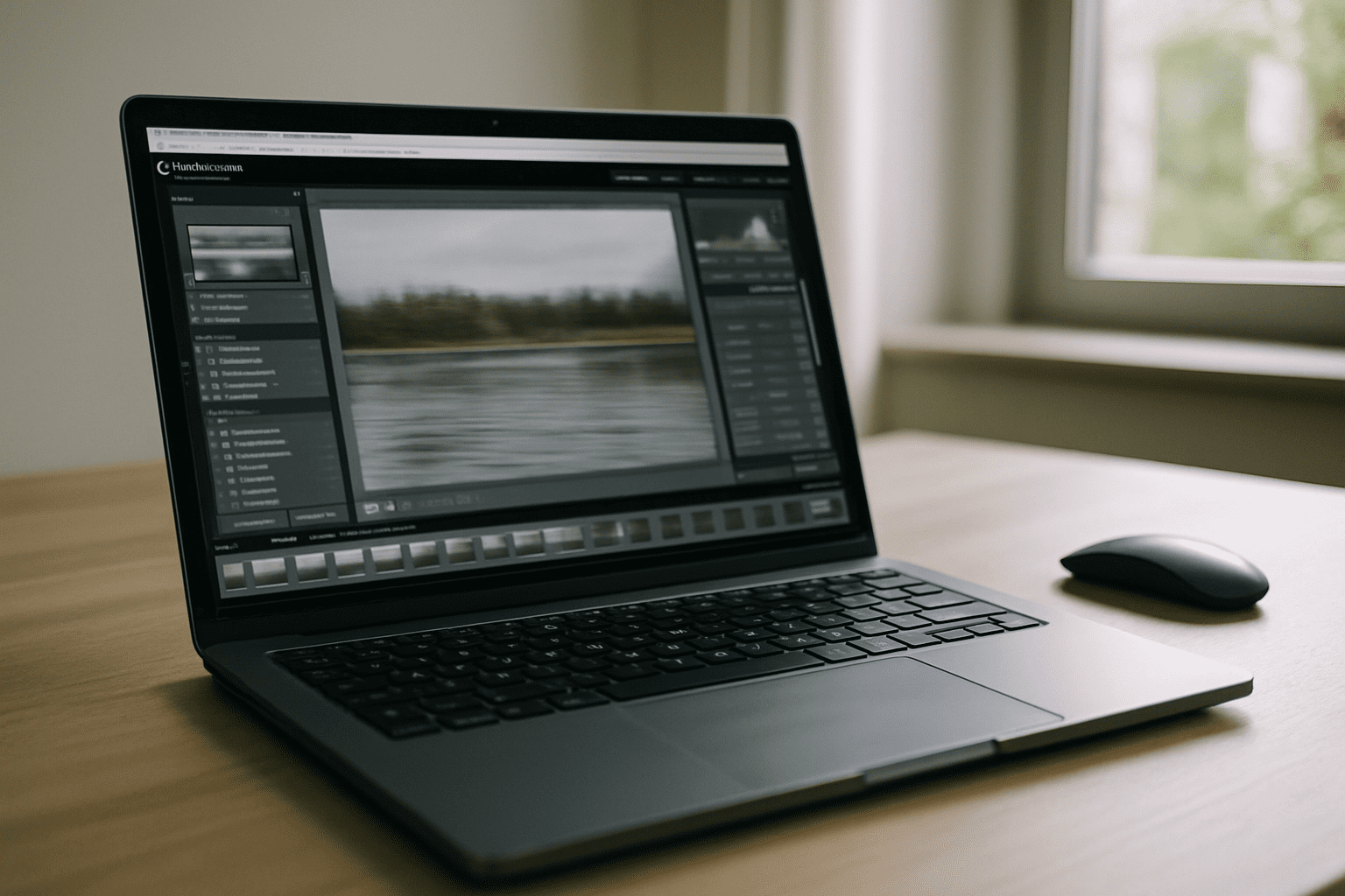 Why Lightroom and Lightroom Classic Get Stuck on Your Device - laptop running professional desktop software
