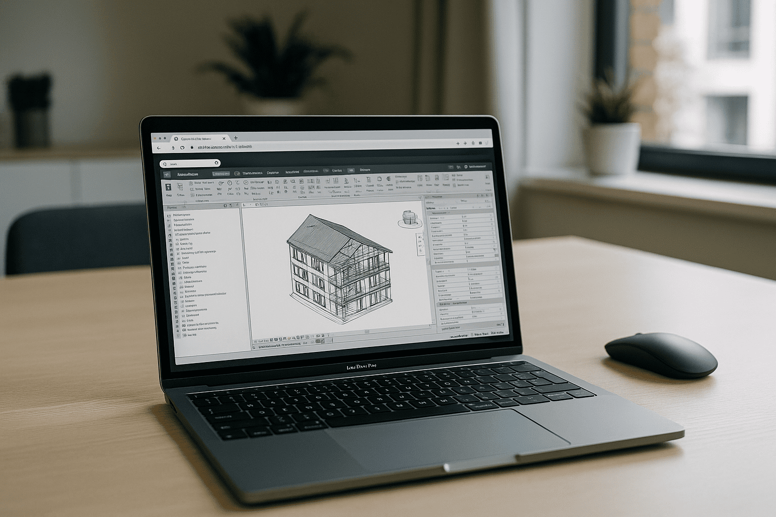 2026 shift to Revit cloud workstation and hardware independence - laptop running professional desktop software