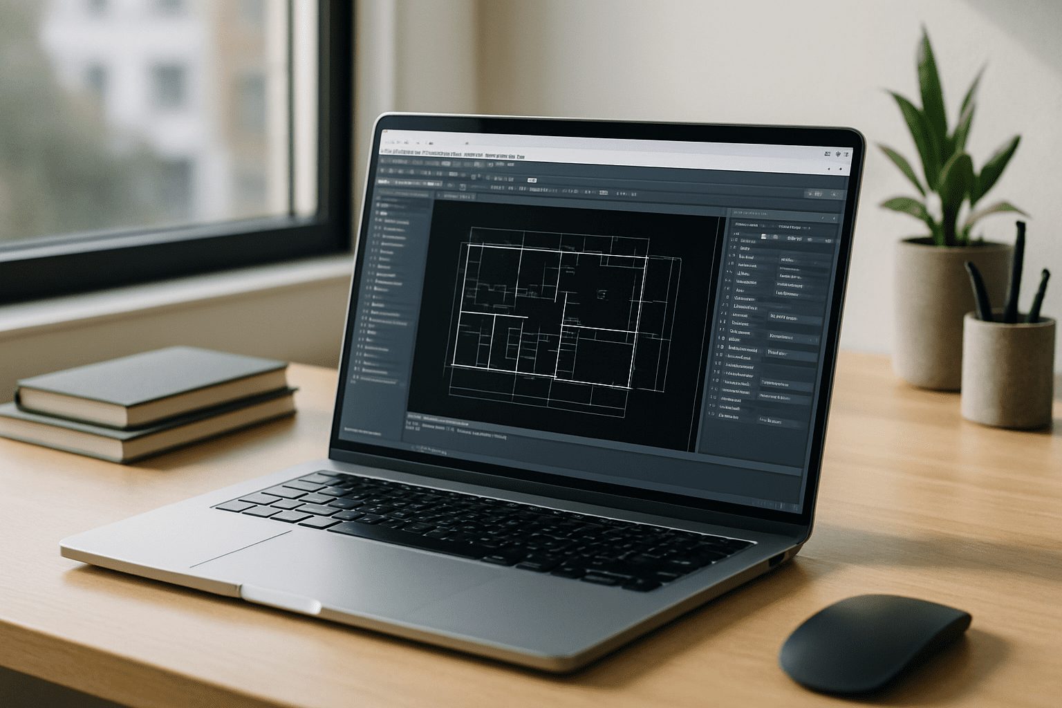 The Best Way to Run AutoCAD in Browser for Real Projects - laptop running professional desktop software