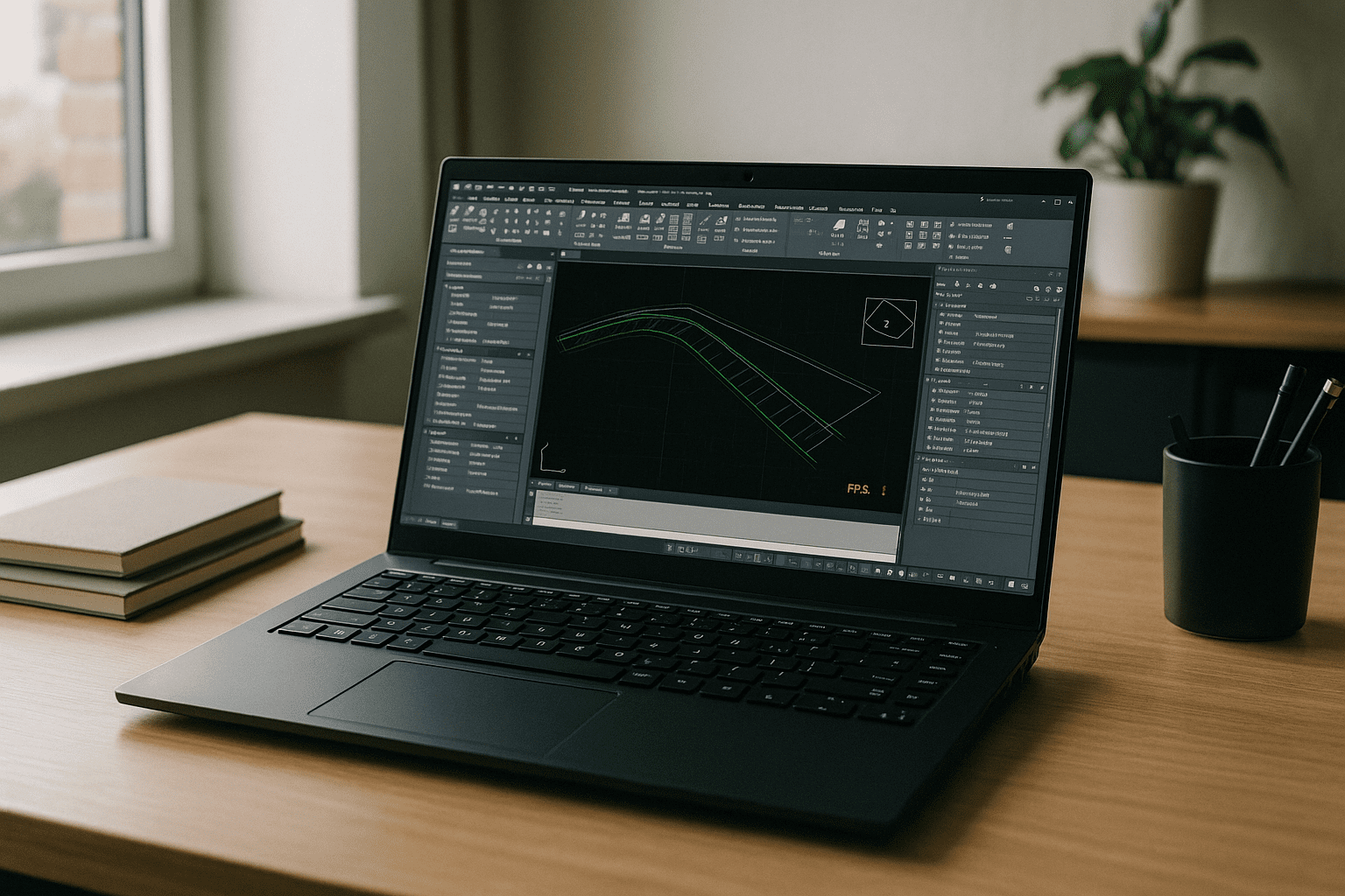 When Civil 3D System Requirements Block Your Work - laptop running professional desktop software