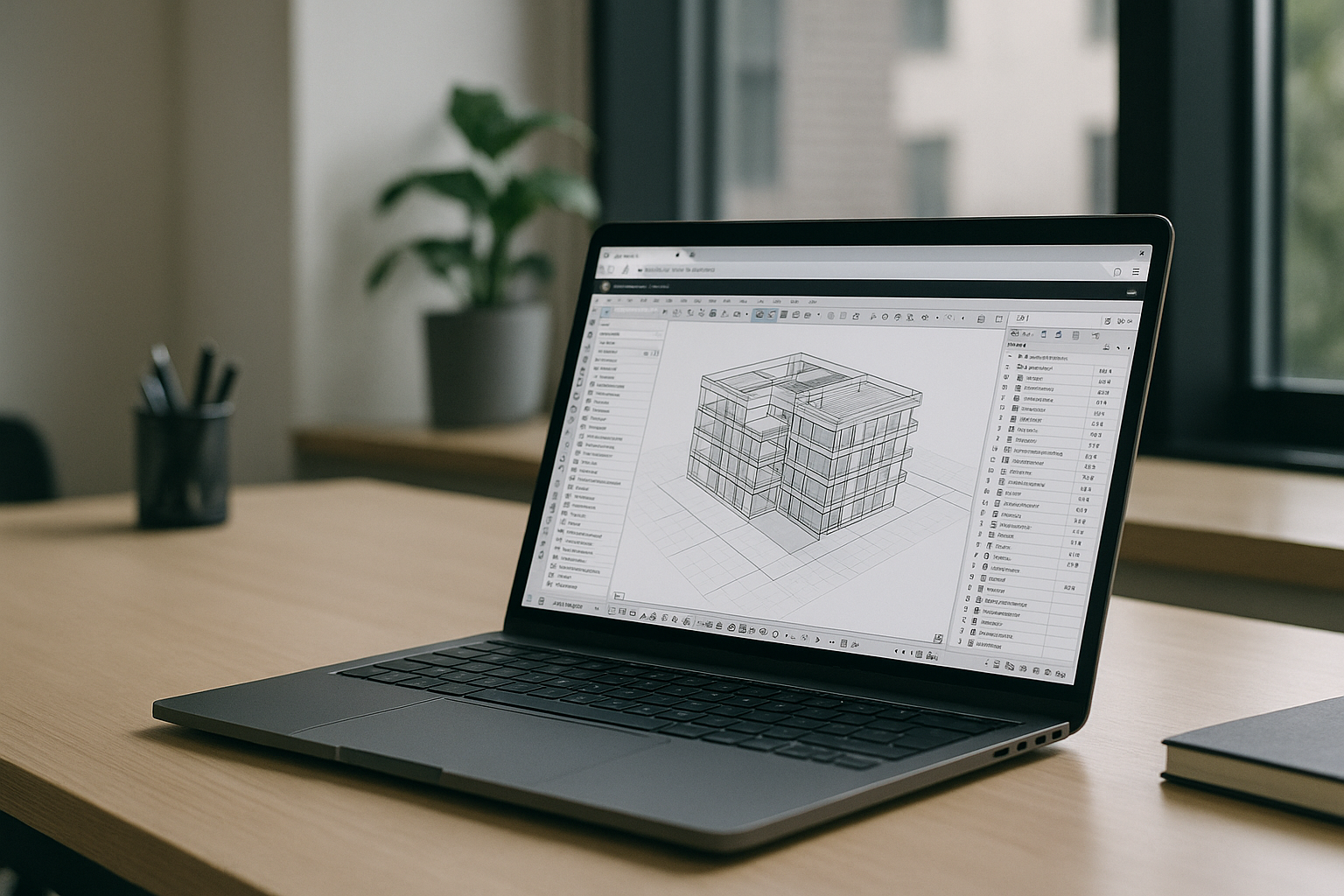 2026 research: software archicad online and hardware independence - laptop running professional desktop software