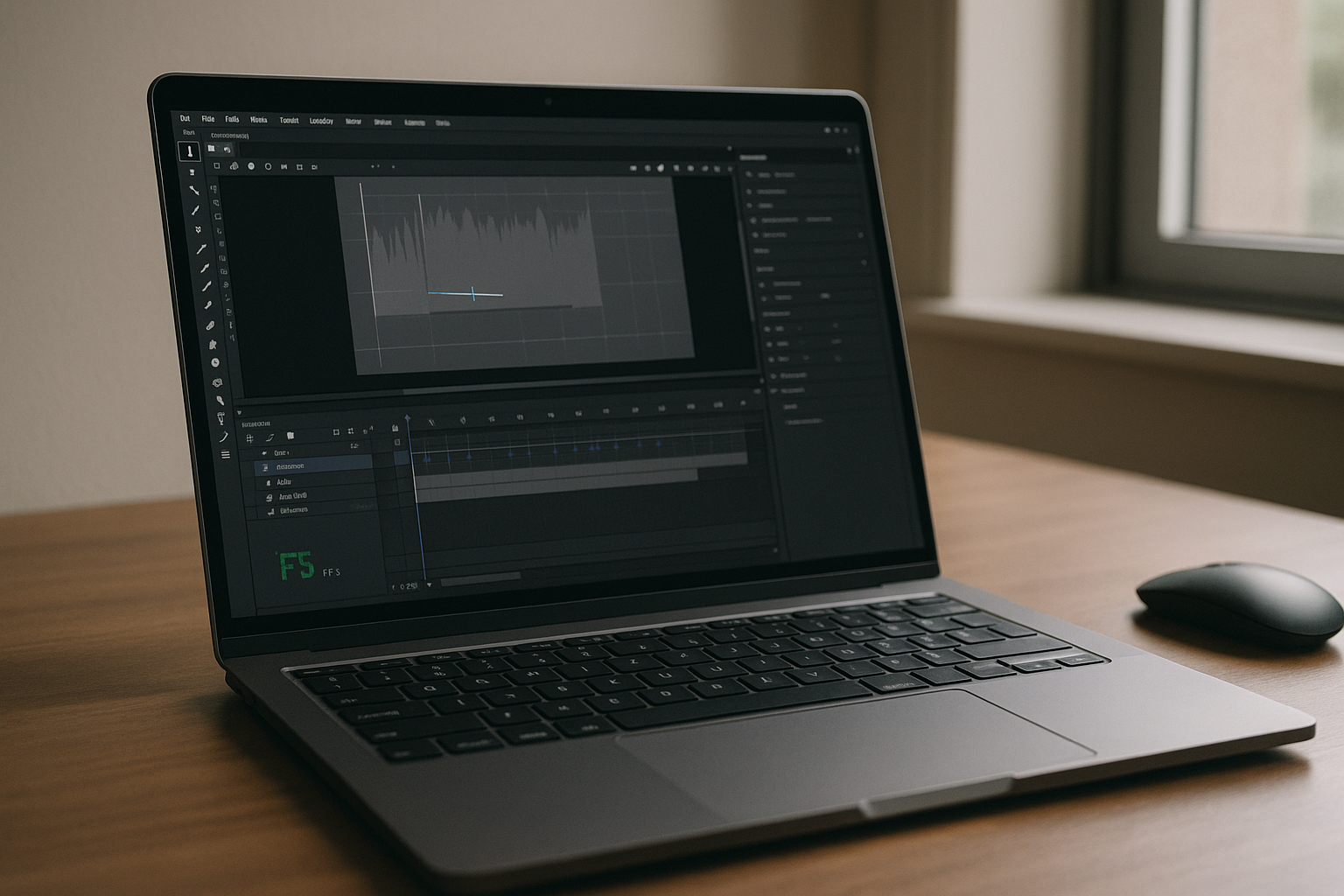 Adobe Animate for Android: The Blocked Tablet Workflow - laptop running professional desktop software