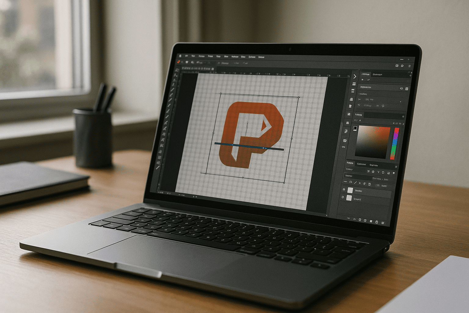 When You Need Adobe Illustrator Online but Can’t Install - laptop running professional desktop software