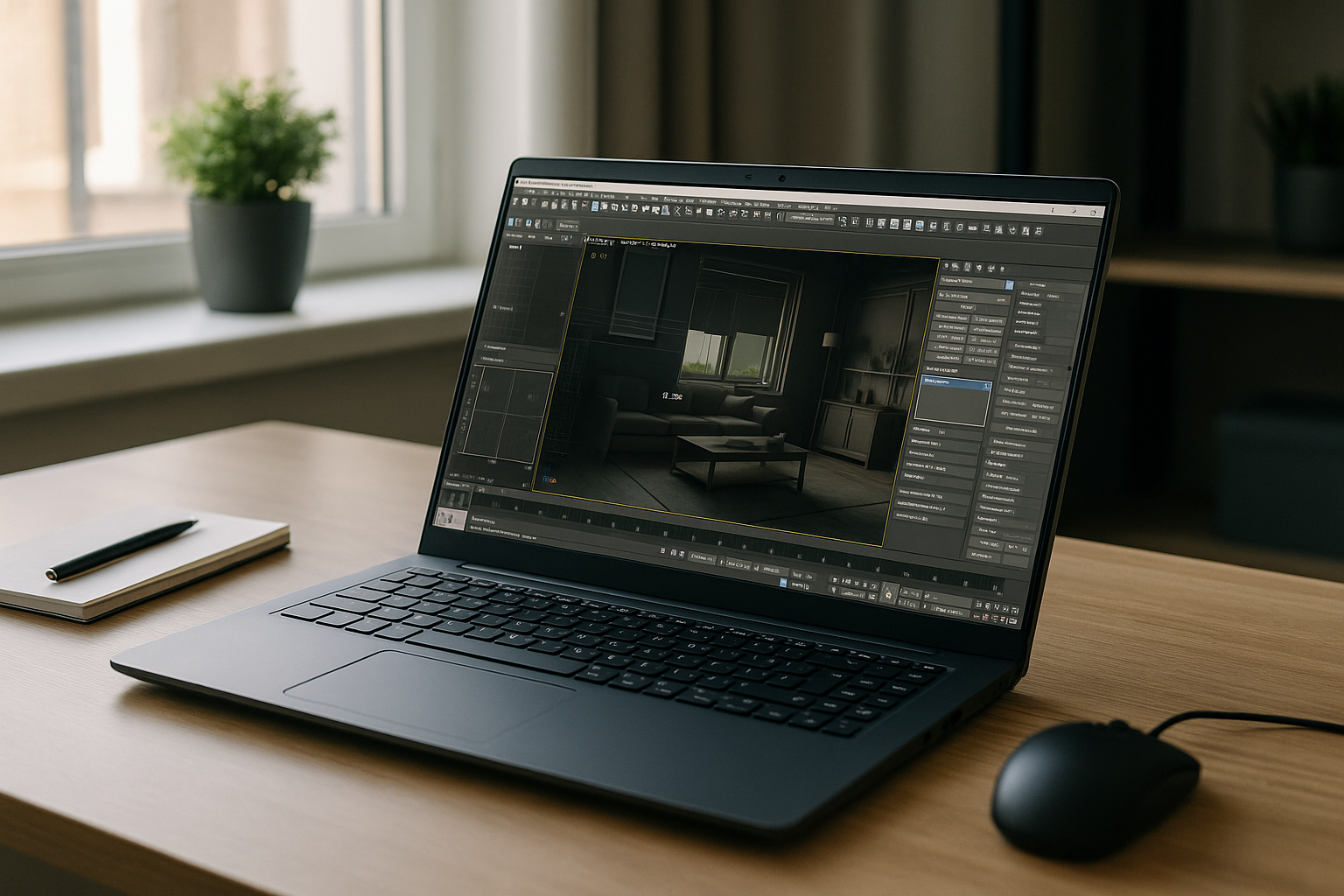 Struggling to Open .max Files in 3ds Max Software - laptop running professional desktop software
