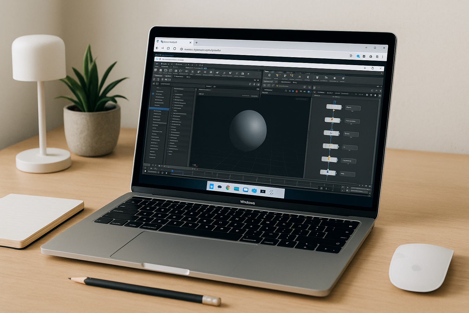 Houdini 3D running in a browser with cloud GPU acceleration