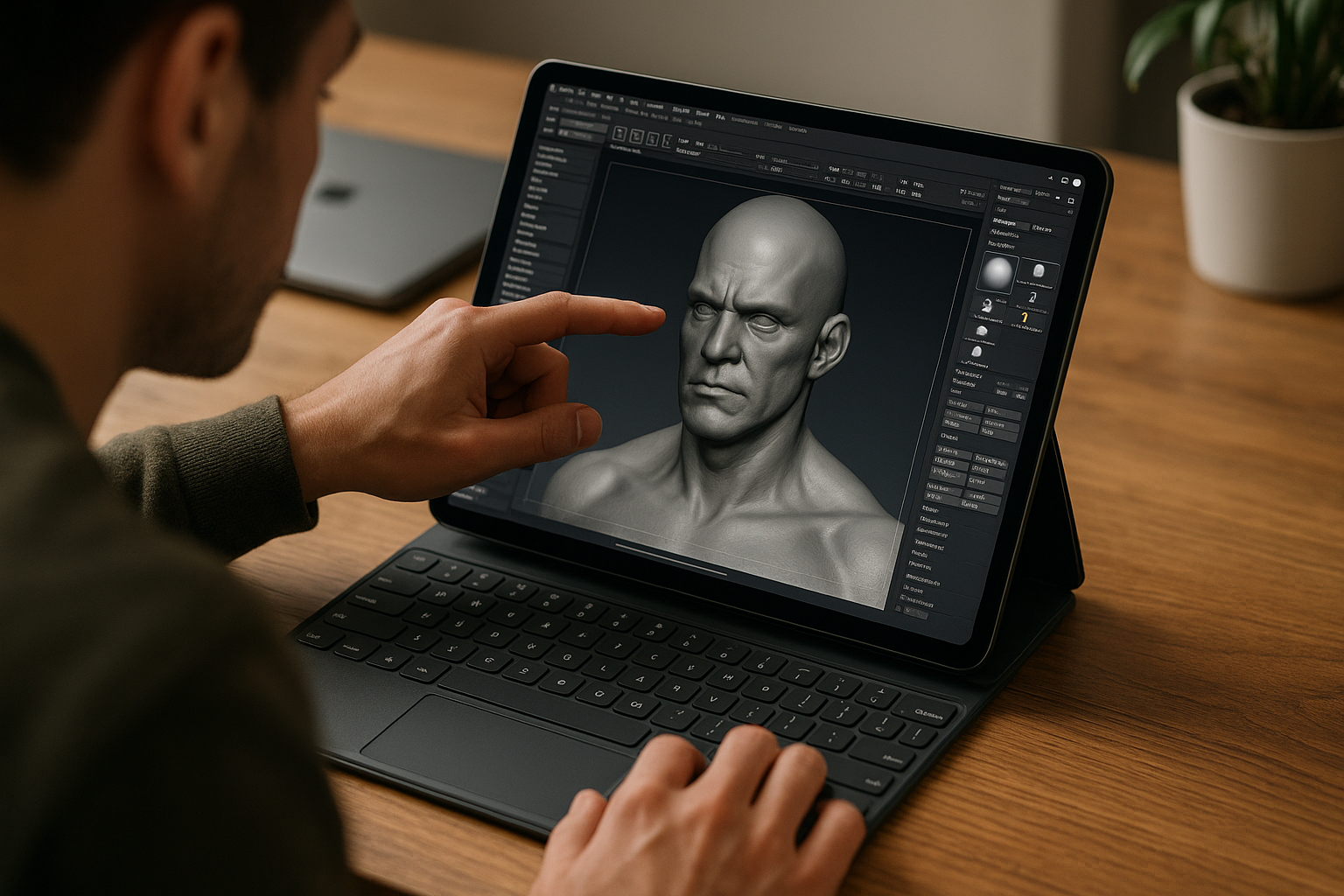 Aristeem for ZBrush on iPad: Full Desktop Control - using iPad with ZBrush