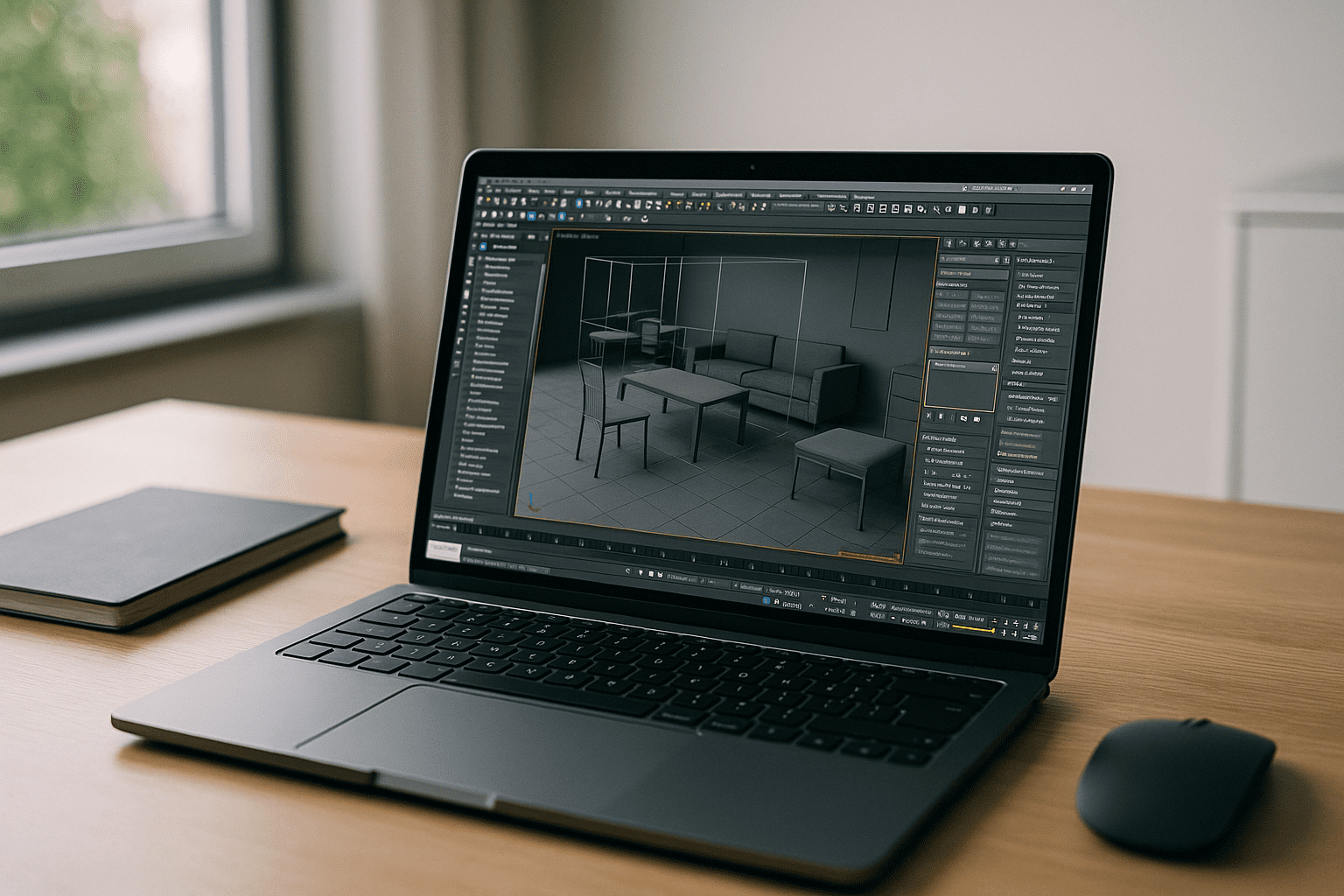 When Cloud Rendering 3ds Max Is Blocked by Your Setup - laptop running professional desktop software