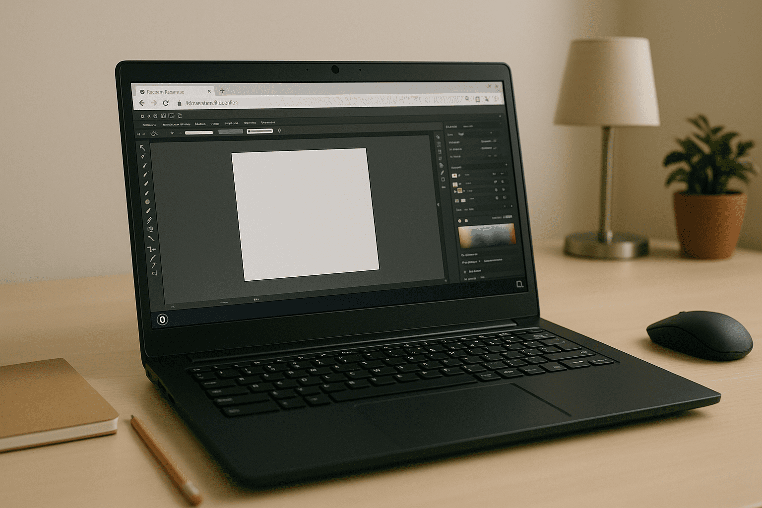 Designer running adobe illustrator on linux through a browser-based desktop