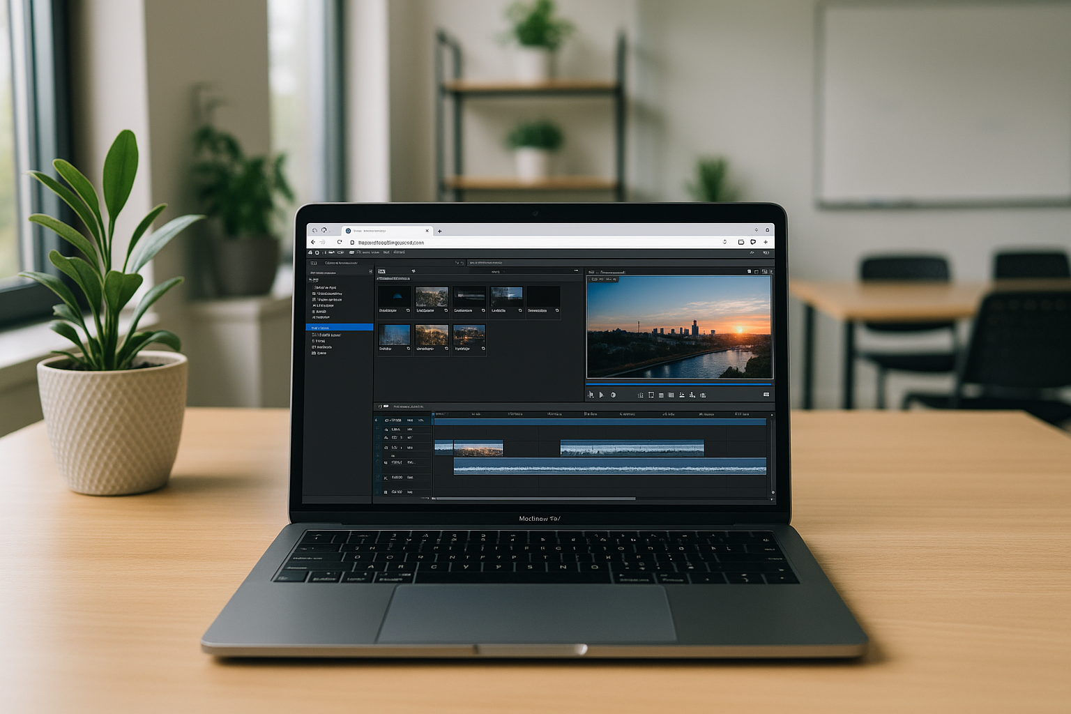 User editing video with Sony Vegas Pro on Mac using cloud PC