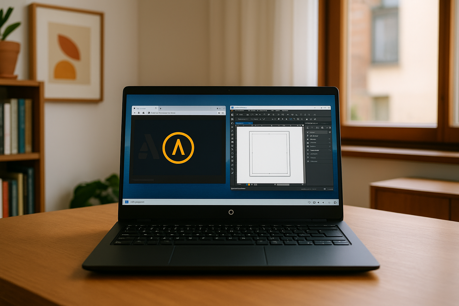 User running CorelDRAW on Linux through cloud PC solution