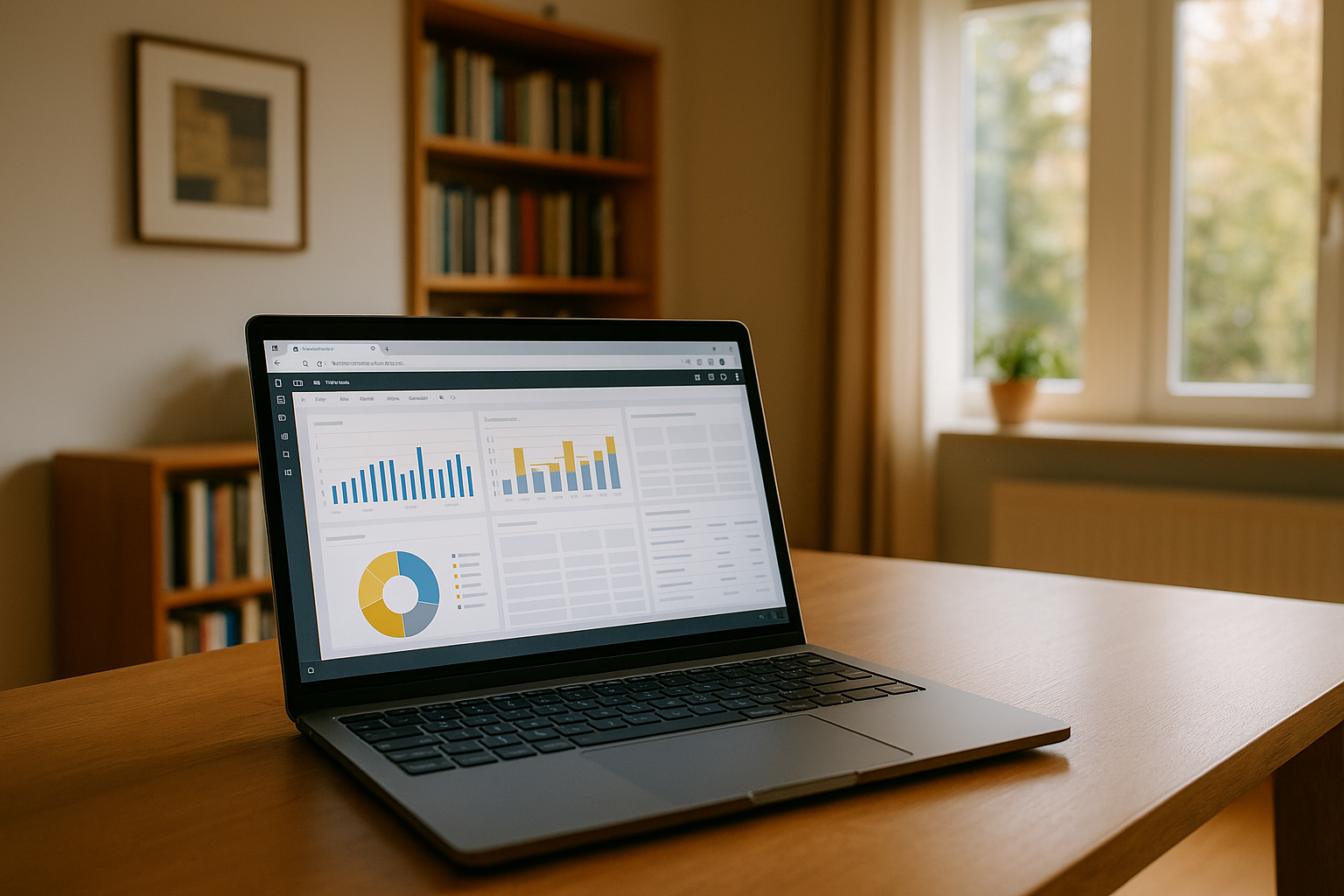 User participating in Power BI training course for dashboards